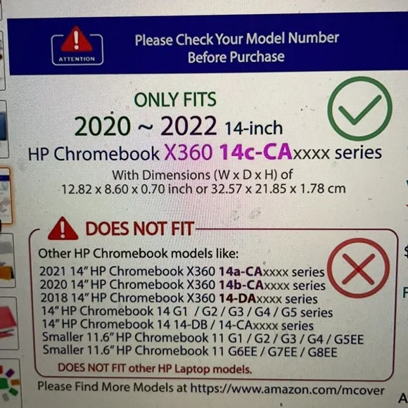 14" HP Chromebook Case - Picture 3 of 5